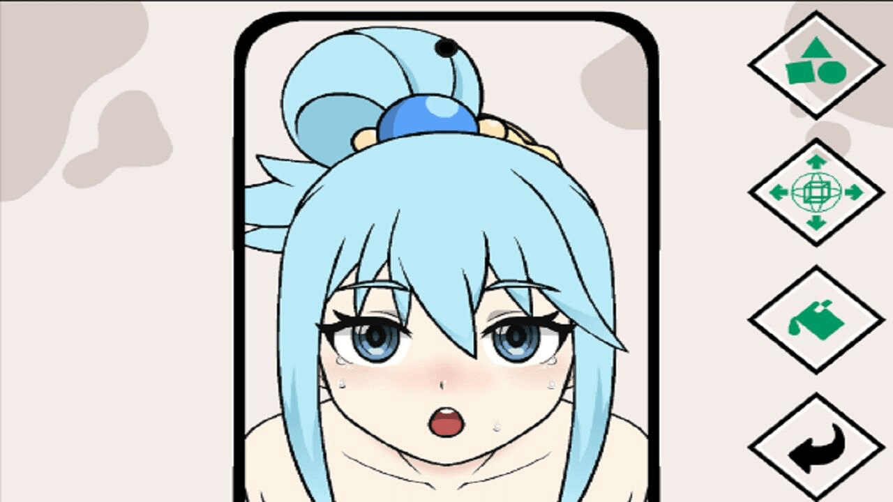 Happy Girl on Mirror