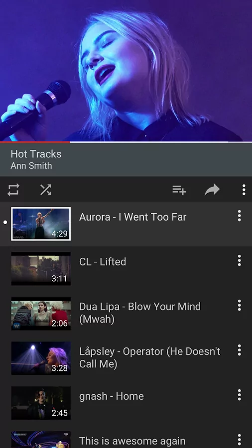 YouTube on Android