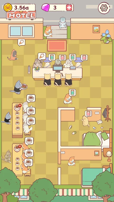 Cat Hotel: Idle Tycoon Games on Android