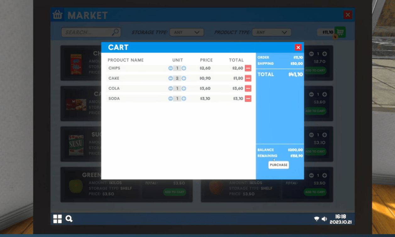 Cheats for Supermarket Simulator